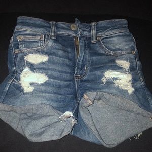 american eagle jean shorts